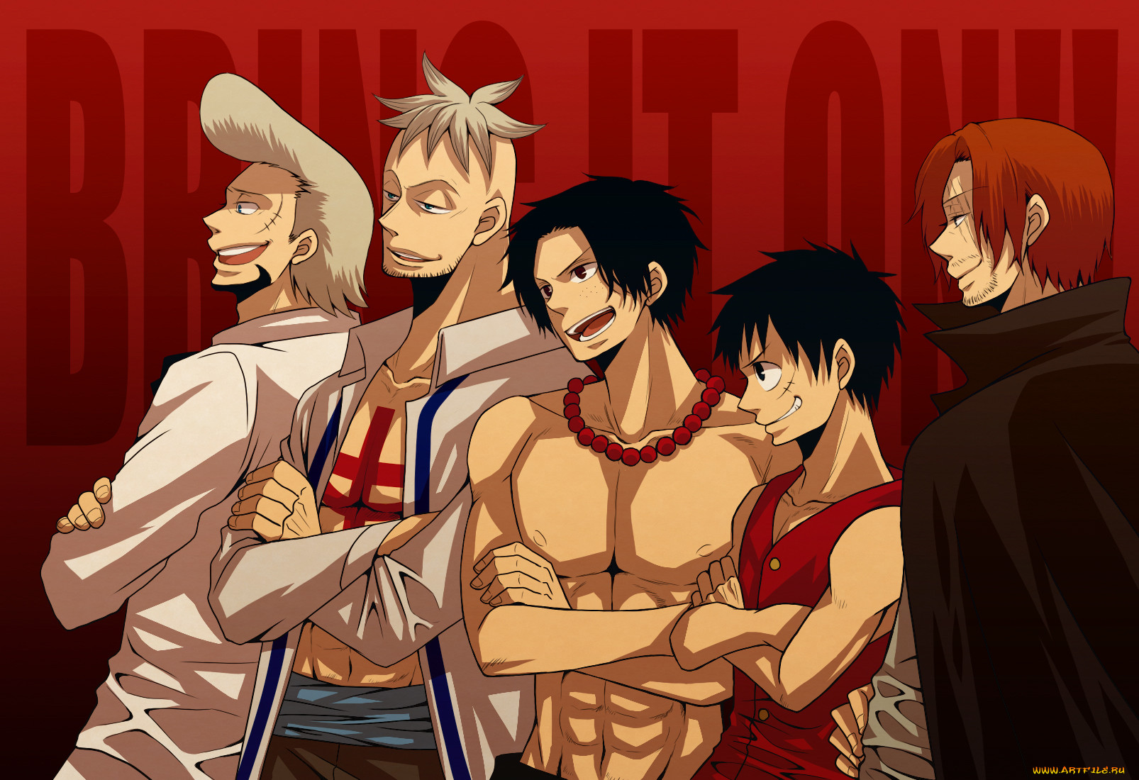 , one, piece, shanks, thatch, marco, monkey, d, luffy, portgas, ace